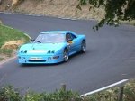 Georges Qu�ron sur son Anima 420 tle num�ro 163 dans le virage 4 de la 1 �re mont�e